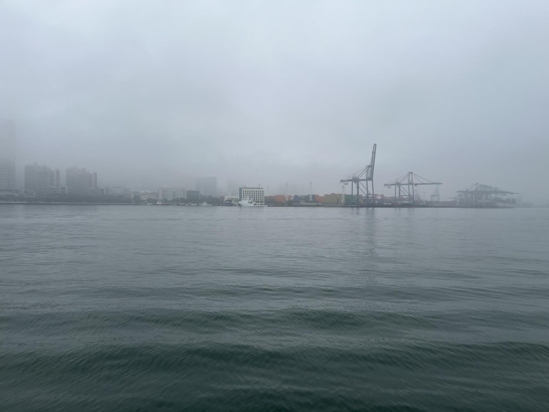 Yantian Port as seen from the boat